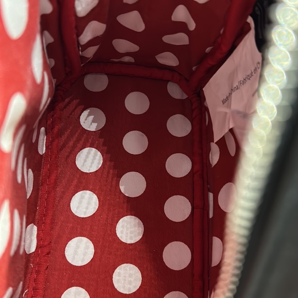 LIKE NEW Loungefly Minnie Bow Mini Backpack Purse - Picture 6 of 10